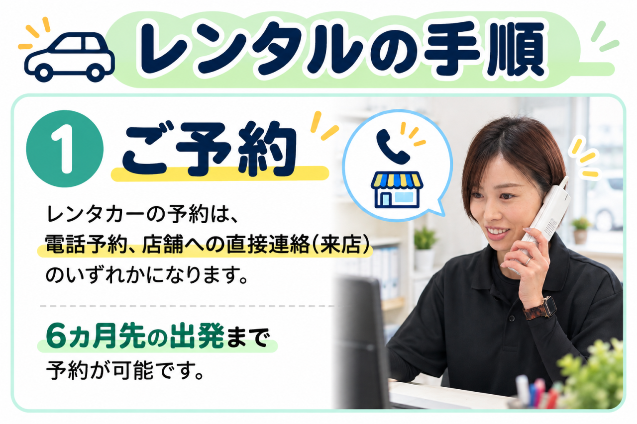 レンタカー予約手順ガイド①